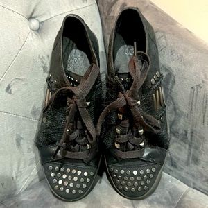 Uggs Studded with Ugg fur trim Sneakers 8.5